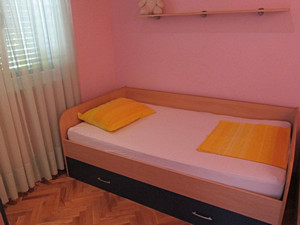 The second floor apartment (Apartment 2) is for up to seven persons.