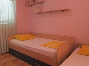 The second floor apartment (Apartment 2) is for up to seven persons.